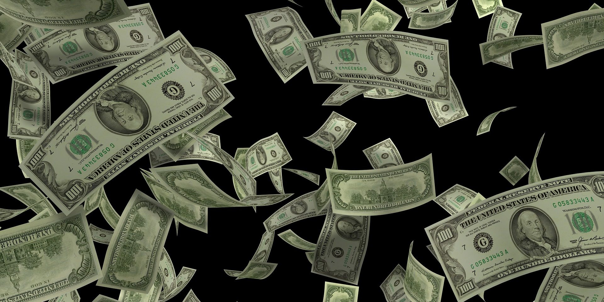 dinheiro voando, baixou a taxa de juros